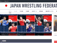 Tablet Screenshot of japan-wrestling.jp
